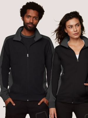 Damen Sweatjacke Schwarz