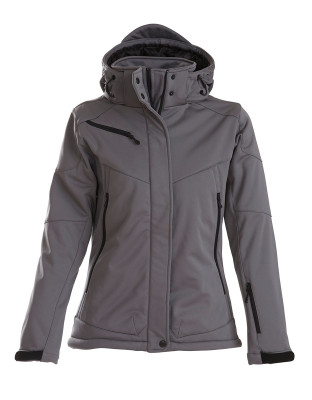 Graue Softshelljacke Damen