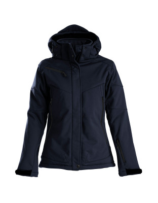 Dunkelblaue Softshelljacke Damen