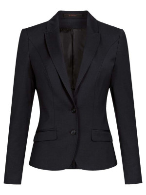 Damen Blazer Slim Fit Schwarz