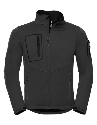 SoftShelljacke Herren in Schwarz