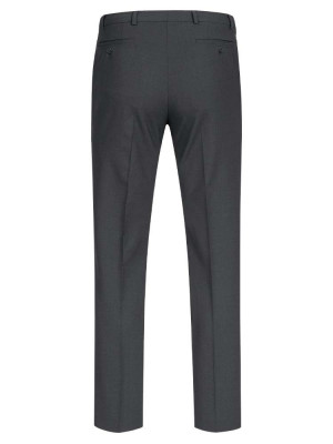 Anthrazitfarbene Anzughose Herren Regular Fit – Business Hose aus Schurwoll-Mix mit Stretch