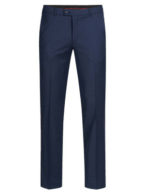 Moderne Businesshose Herren Dunkelblau – Regular Fit, elastischer Bund, Stretch-Material, ideal für Büro, Verkauf und Messen – GREIFF Modern 37.5 Kollektion