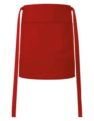 Kurze Schürzen Rot besticken