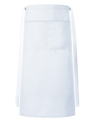 Weiße Bistro Schürze Taschen