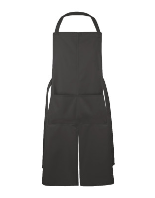 Latzschürze in Dunkelgrau