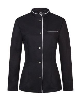 Kochjacke Damen Schwarz