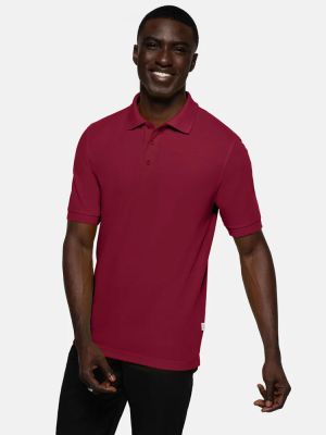 Polo Shirt Herren Weinrot