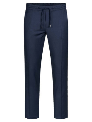 Dunkelblaue Joggpants für Herren mit edlem Look – Business-tauglich, bequem und stilvoll kombinierbar