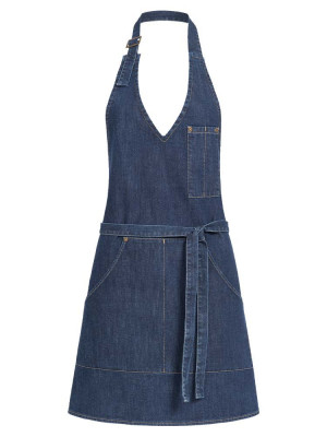 Damen Jeans Latzschürze