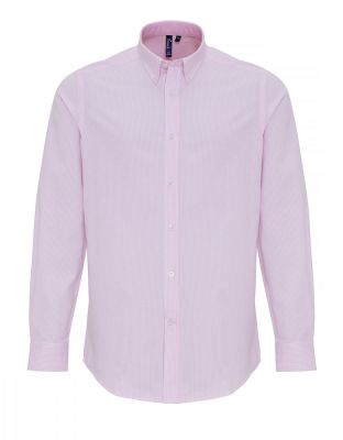 Hemd pink-weiß gestreift