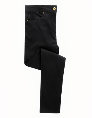 Chino Jeans Damen Schwarz