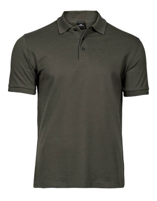 Poloshirt Herren Stretch Dunkelgrün