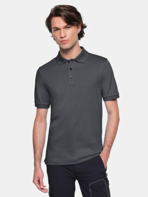 Dunkelgraues Poloshirt Herren