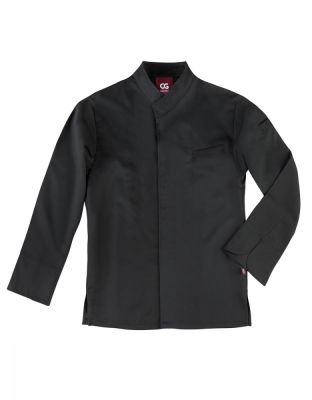 Moderne Kochjacke Herren Schwarz