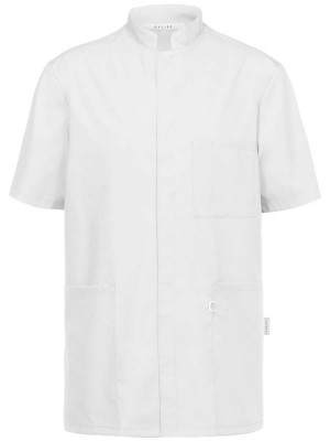 Unisex tunic with stand-up collar