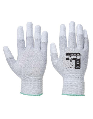 Handschuh Antistatisch mit PU-Fingerspitzen