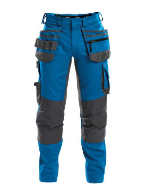 Dassy work pants Flux with stretch, holster pockets and knee pad pockets
