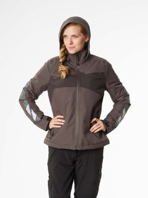 Arbeits Winterjacke Damen Dunkelgrau Mascot wasserdicht und strapazierfähig