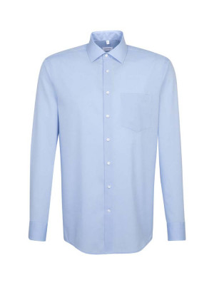 Seidensticker Herren Hemd Hellblau
