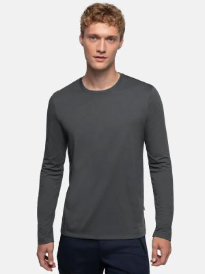 Herren Longsleeve Dunkelgrau