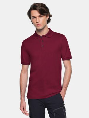 Weinrotes Poloshirt Herren