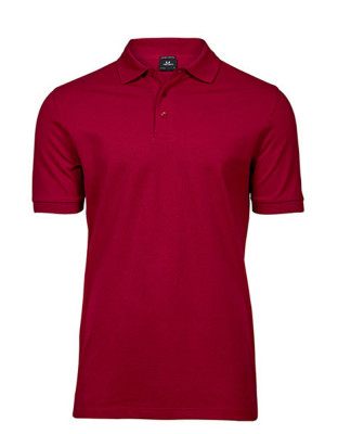 Poloshirt Herren Stretch Rot
