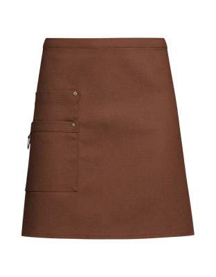 Bistroschürze Kurz in Braun