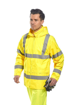 Warnschutz Regenjacke Gelb