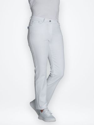 Stretchhose Damen Weiß