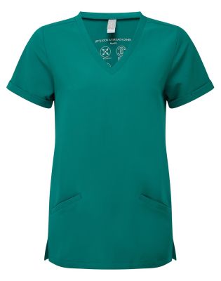 Womens Stretch Scrub Top - FlexiCare TwinPocket