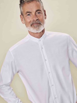 Herren Stehkragenhemd Landhaus