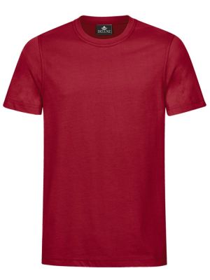 T-Shirt Bordeaux Herren – bequemer Rundhals-Schnitt, ideal für Beruf, Freizeit und Teamkleidung