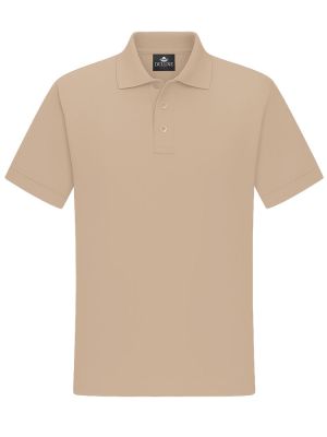 Poloshirt Herren Beige – elegantes Piqué Polo für Beruf, Service und Freizeit
