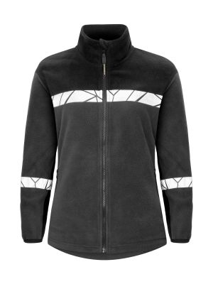 Sichtbare Fleecejacke für Damen