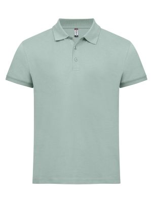 Günstige Poloshirts Baumwolle sage green