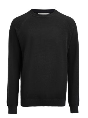 James Harvest Herren Strickpullover Schwarz