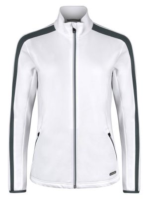 Leichte Fleecejacke Damen in Blau, atmungsaktiv, mit Stehkragen und Reißverschlusstaschen