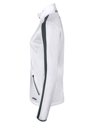 Leichte Fleecejacke Damen in Blau, atmungsaktiv, mit Stehkragen und Reißverschlusstaschen