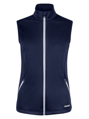 Blaue Weste Damen – ärmellose Sportweste, leicht & atmungsaktiv, modern geschnitten