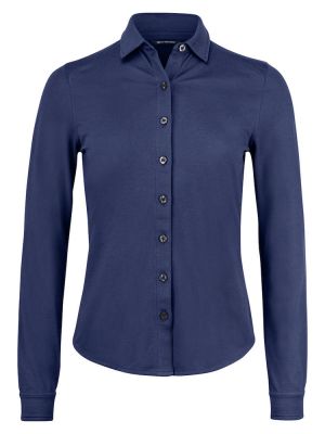 Hochwertige Damenbluse mit Tri-Blend-Stretch – ideal für Büro, Businessreisen und Alltag