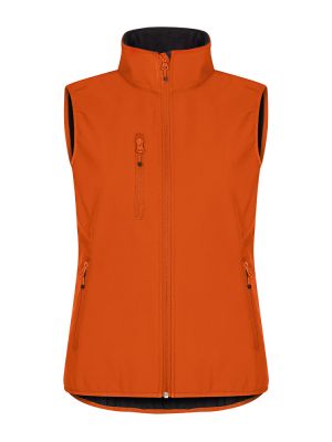 Damen Classic Weste Orange