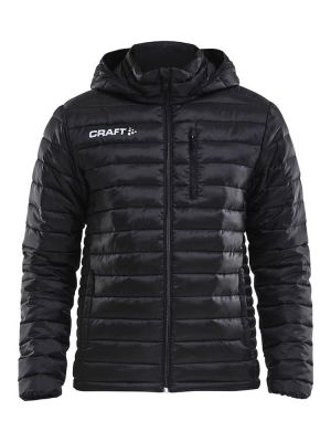 Steppjacke Herren schwarz von CRAFT – leicht, winddicht & wasserabweisend für Freizeit & Training