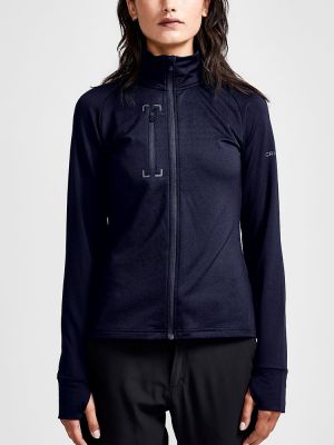 Midlayer Jacke Damen Dunkelblau