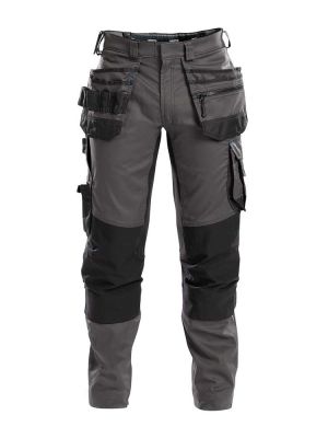 Dassy work pants Flux with stretch, holster pockets and knee pad pockets