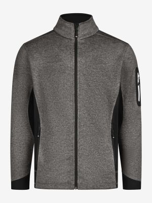 Unisex Fleecejacke Christoph anthrazit-schwarz