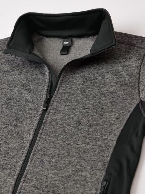 Damen Fleecejacke Marieke anthrazit-schwarz
