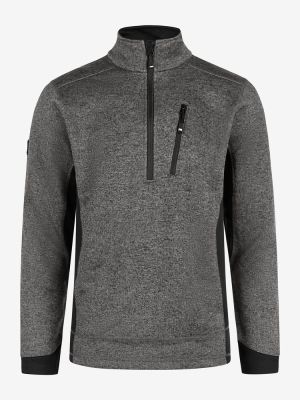 Unisex Fleece Troyer Patrick anthrazit-schwarz