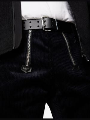 Unisex Ledergürtel Carsten schwarz