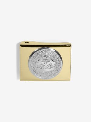Unisex Koppelschloss Dominik Zimmermann gold